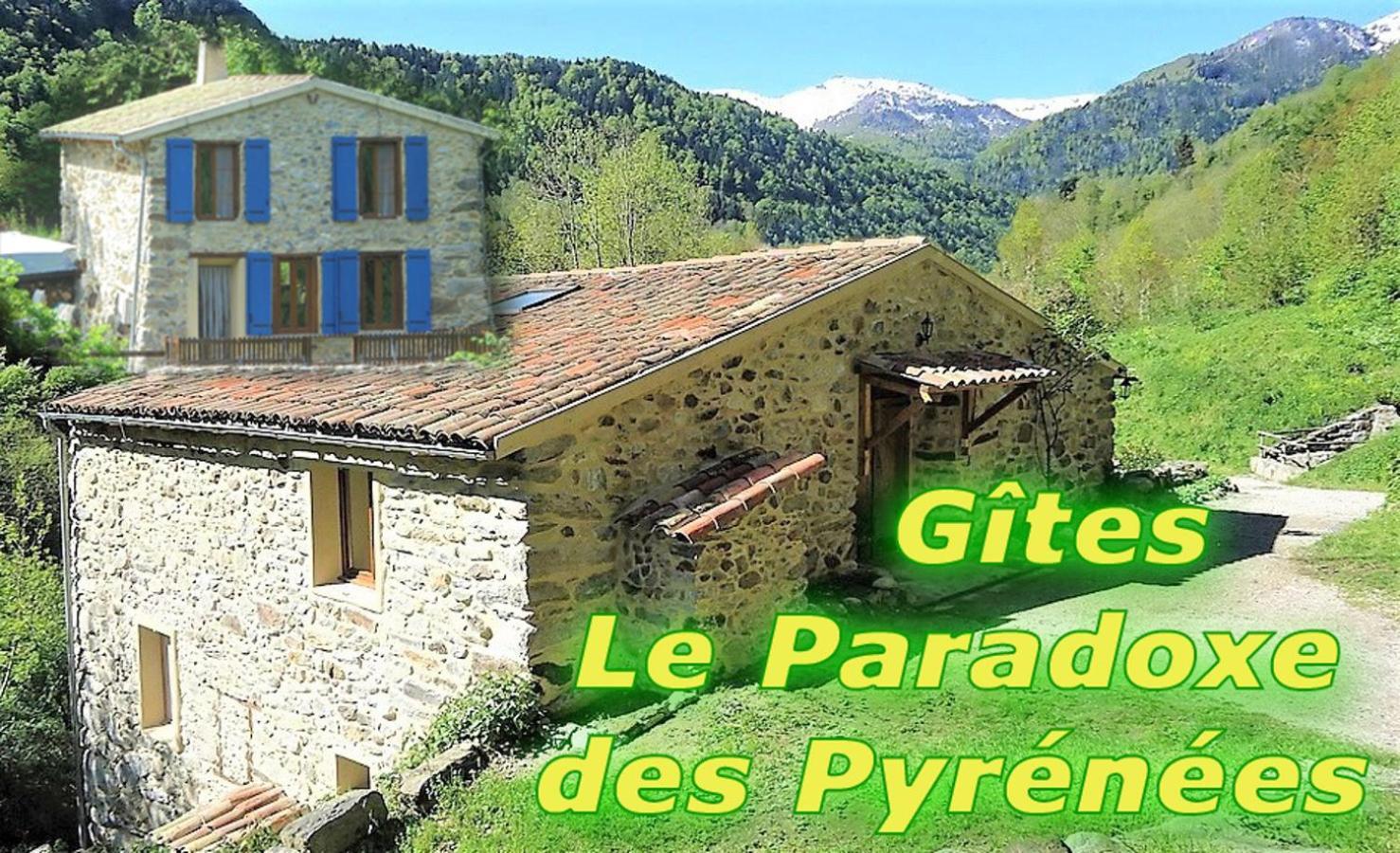 Gîtes Le Paradoxe des Pyrénées Montferrier Extérieur photo